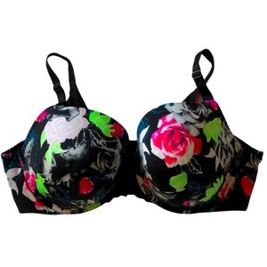 Torrid Curve Black Floral Back Smoothing Bra